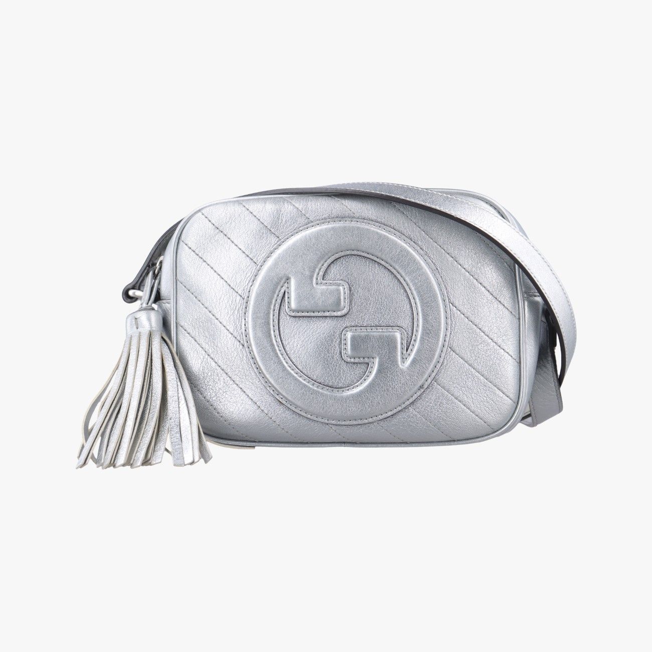グッチGucciブロンディシルバーレザー742360A040469075