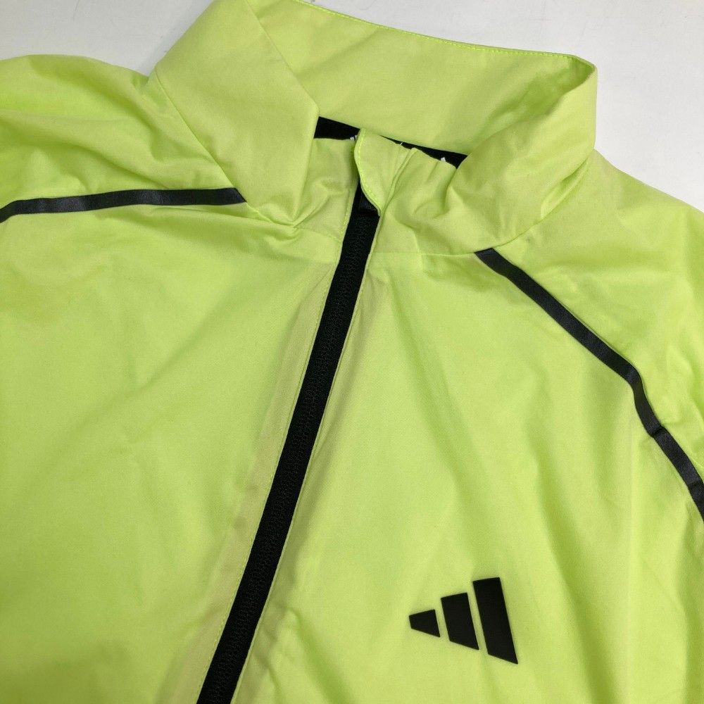 サイズ：L ADIDAS GOLF アディダスゴルフ 2023年モデル 長袖 ジップジャケット  グリーン系 [240101430961] ゴルフウェア メンズ ストスト サイズ：L ADIDAS GOLF アディダスゴルフ 2023年モデル 長袖