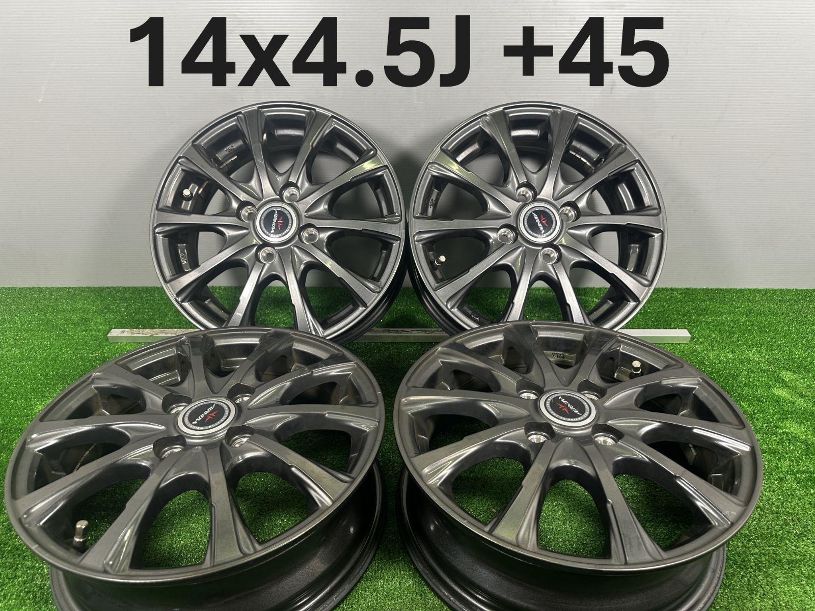 14インチ　アルミホイール　PCD100 ４穴 HONDA ホンダ 純正 アルミホイール 14インチ 4.5J PCD100