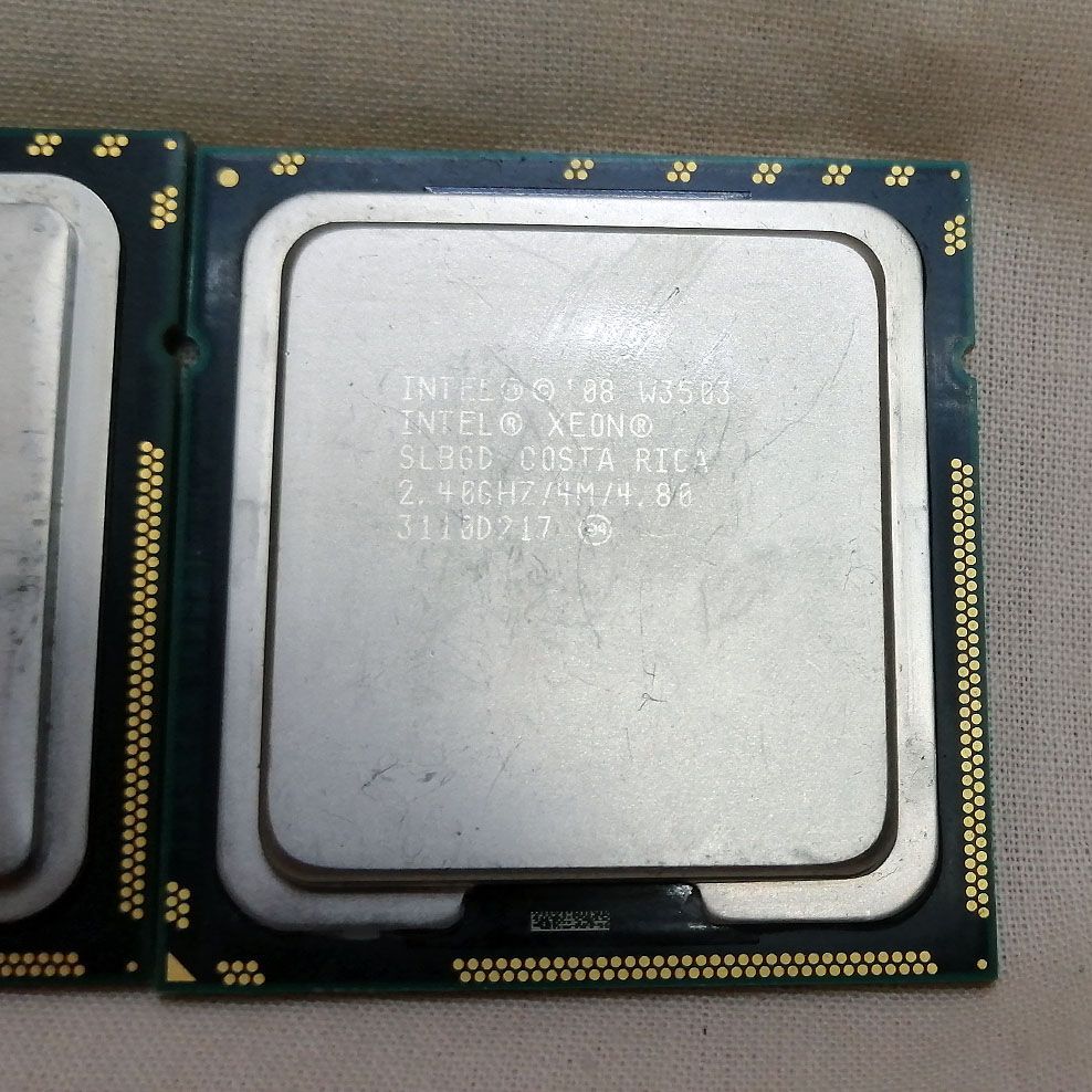 Intel Xeon W3503 CPU 4個セット LGA1366 - メルカリ