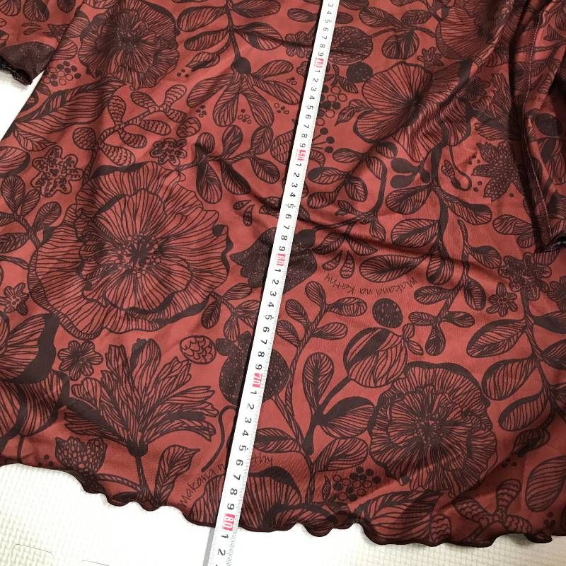 最大35％offセール。 マカナナキャシー Makana na Kathy トップス チュニック 0 レッド系 珍しい