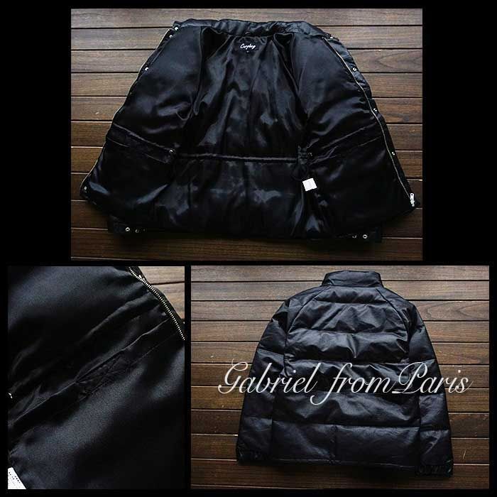 □希少 Gabriel 最上級ナッパ イタリアンレザー ダウンジャケット牛革  