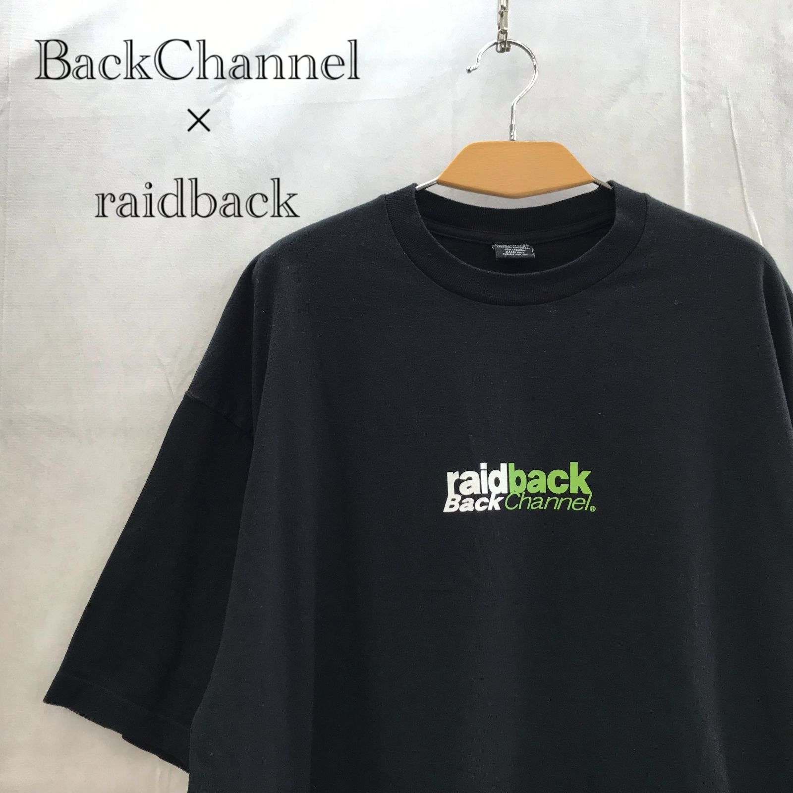 Back Channel raid back バックチャンネル レイドバック Logo Tee XXL 