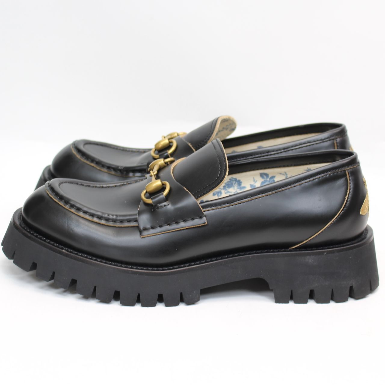 【極美品】 GUCCI Bee グッチ ビー ホースビット ローファー ブラック IS238)【美品】グッチ ホースビット ローファー ブラック ビー Bee 蜂