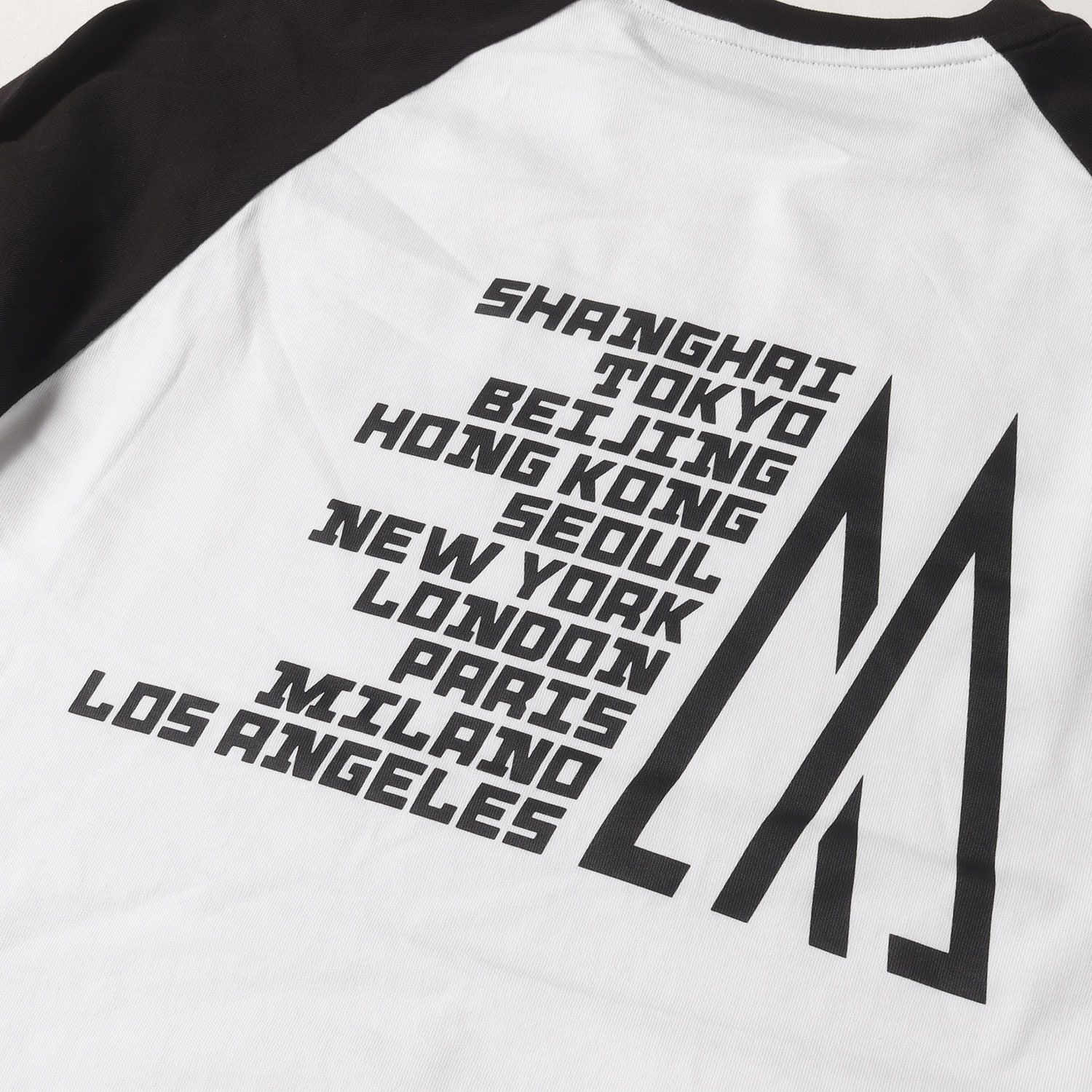 美品】MONCLER モンクレール Tシャツ ホワイト ブラック 白黒 サイズ:M 