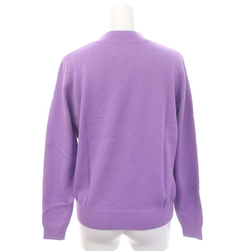 チェスティ Chesty パリニット セーター ウール スパンコール装飾 長袖 F 紫 パープル /HS ■OS