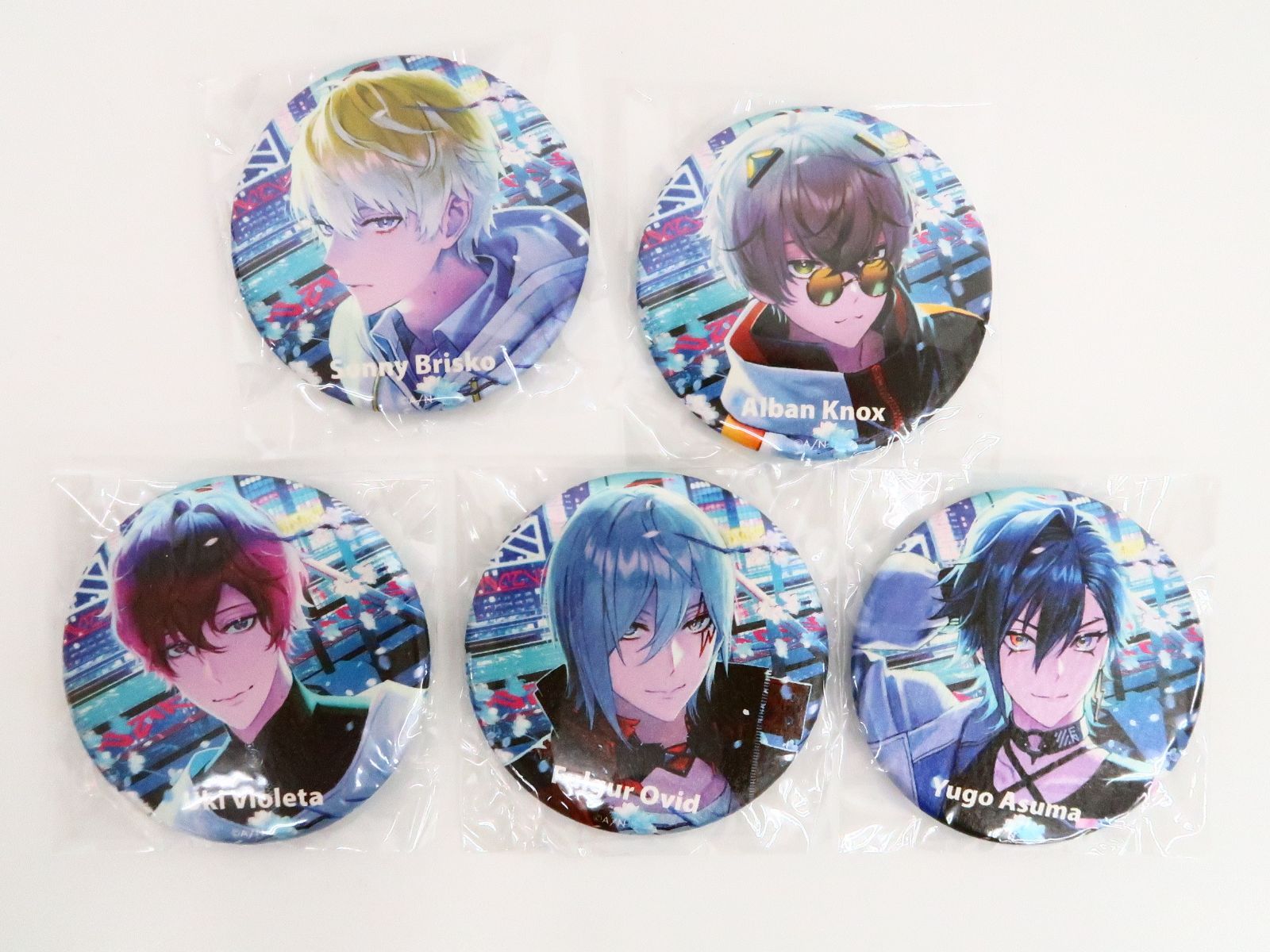 5個セット にじさんじ EN Sakura Bloom Goods 2022 缶バッジ