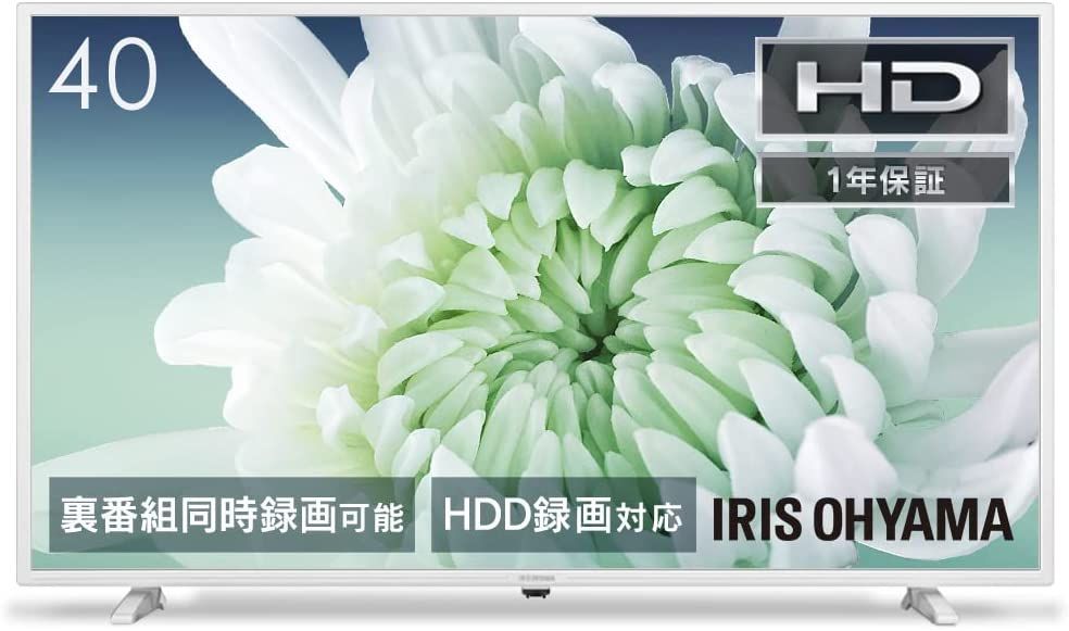 アイリスオーヤマ 40V型 液晶 テレビ LT-40D420W ホワイト アイリス