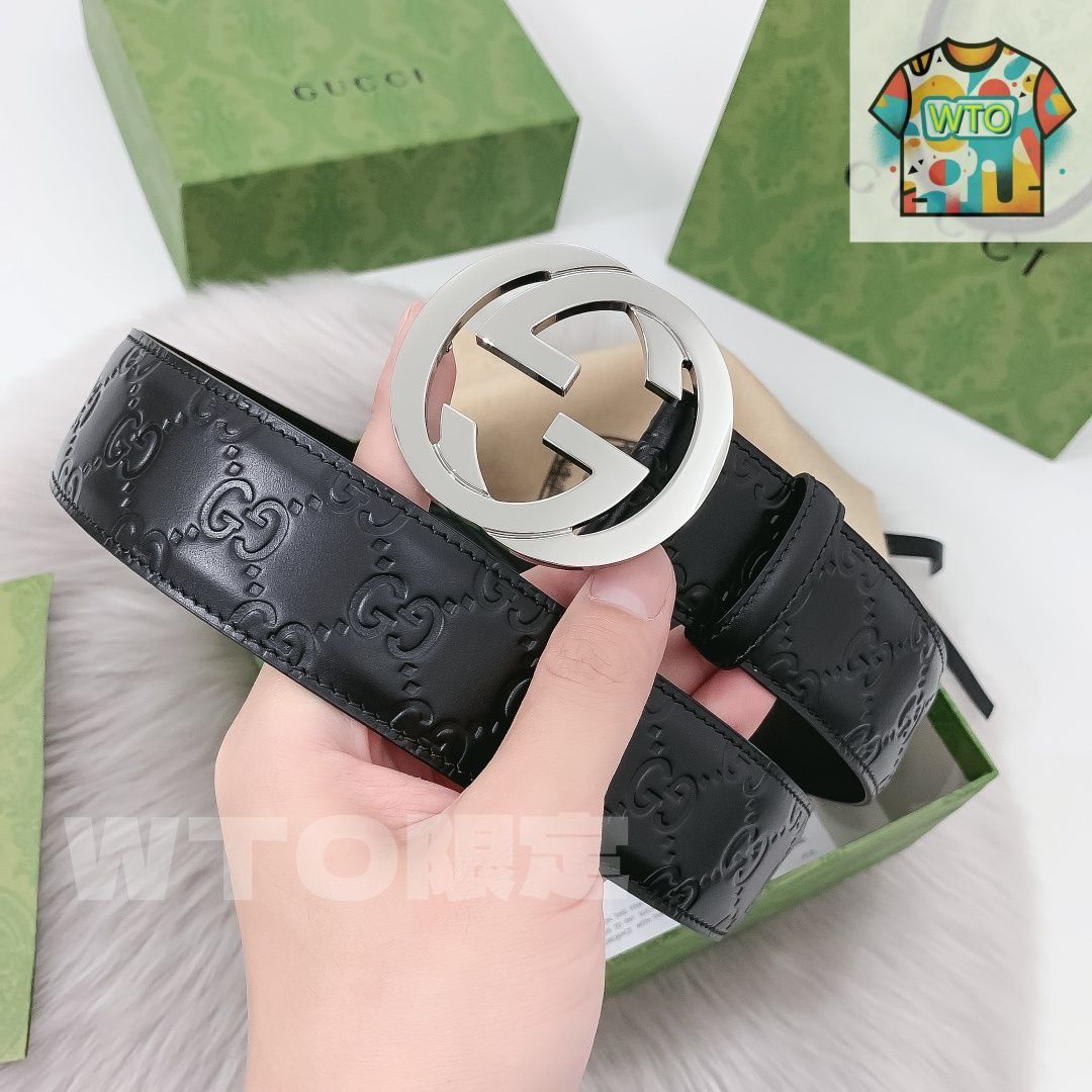 グッチ GUCCI ダブルベルトバックル バングル SV ウッド オールド