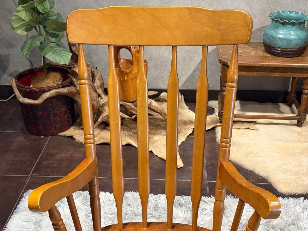 ロッキングチェア　ナチュラル　ヴィンテージ　ビンテージ　レトロ　ゆり椅子 ロッキングチェア ナチュラル ヴィンテージ ビンテージ レトロ