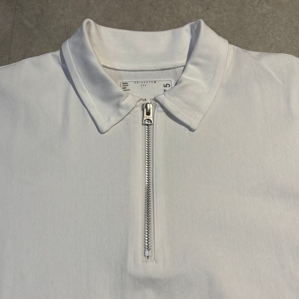 sacai 24SS Cotton Jersey Pullover ポロシャツ sacai - sacai 24SS Cotton Jersey Pullover ポロシャツの通販
