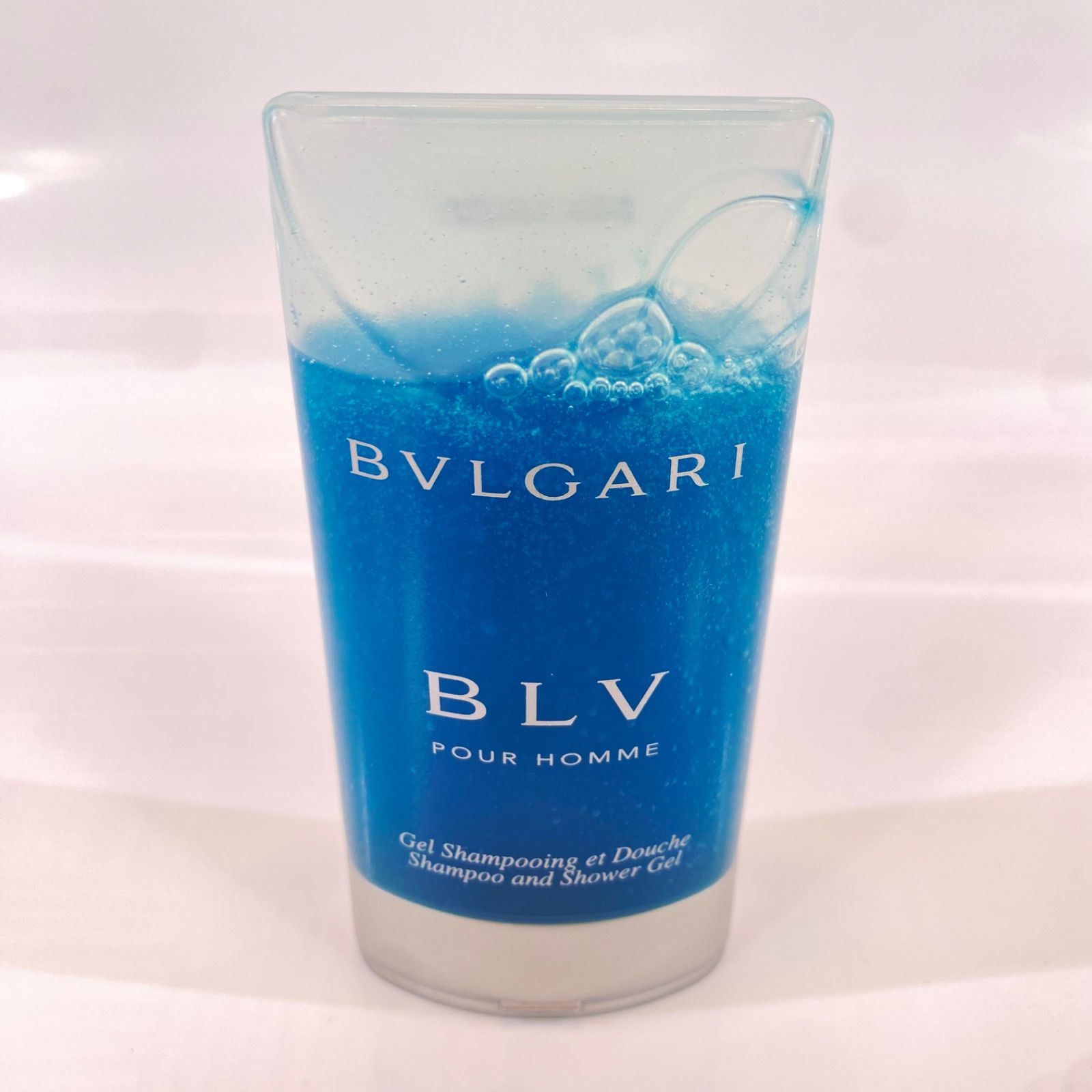 【新品未使用】ブルカリ ブルー プルーオム シャンプー＆シャワージェル150ml BVLGARI - ブルガリ プールオム シャンプー&シャワージェルの