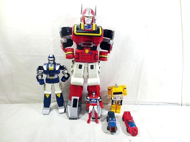 マシンロボ バイカンフー ハイウェイロボ スーパーカーロボ セット