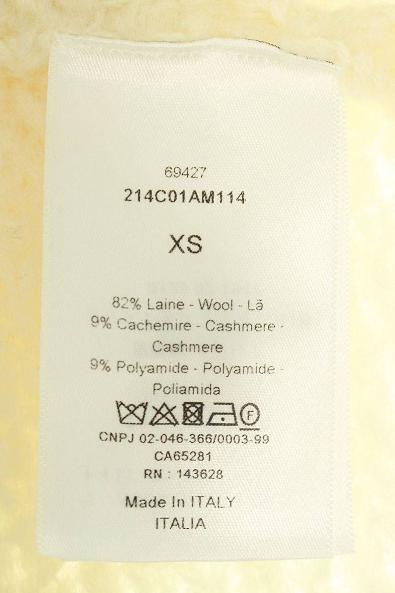 クリスチャンディオール ウール×カシミヤ ポンチョ XS