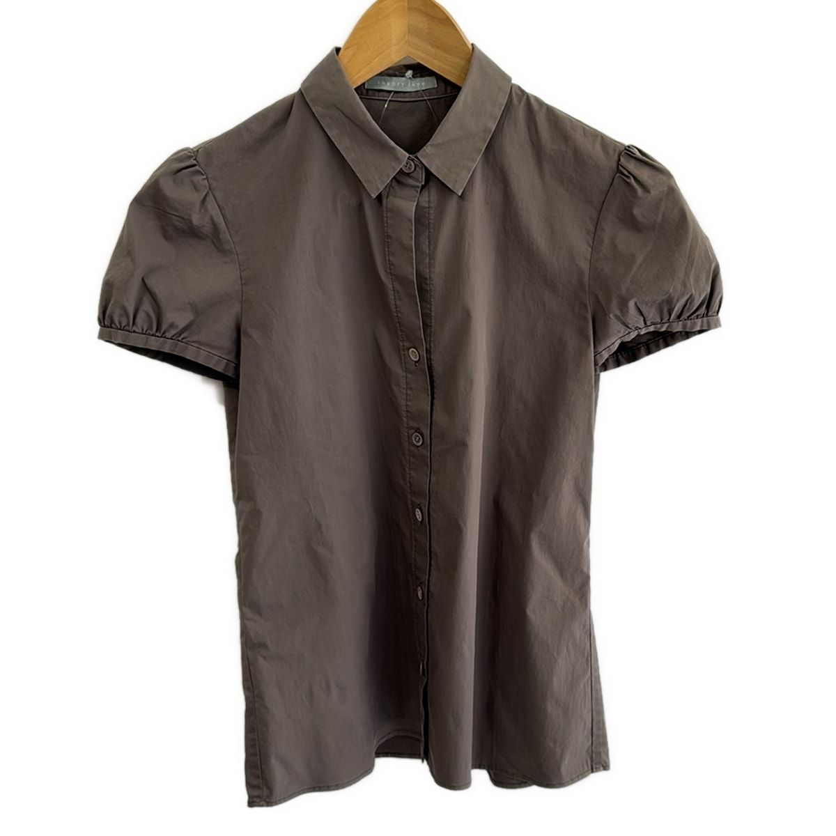 Theory luxe - theory luxe 23SS バンドカラー 半袖ブラウス