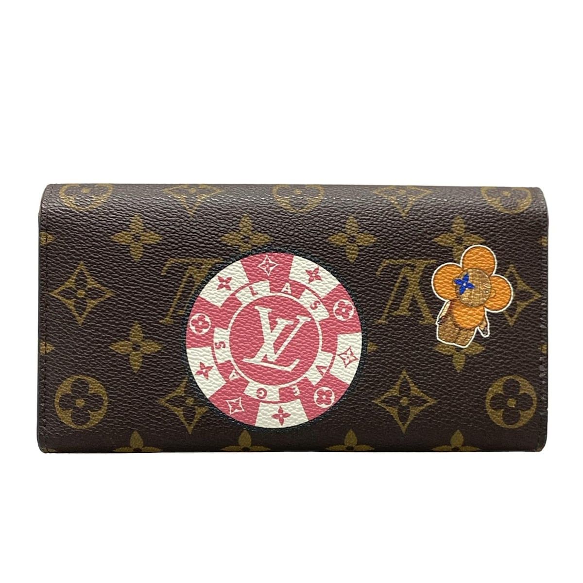 LOUIS VUITTON ルイヴィトン 長財布 モノグラム ポルトフォイユサラ M62236 コクリコ マイ LV ワールドツアー イニシャル刻印