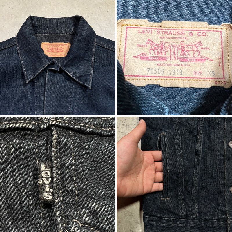 SUPREME Levi's ハット USA ブラックデニム 70506 501 SUPREME Levi's ハット USA ブラックデニム 70506 501 - メルカリ