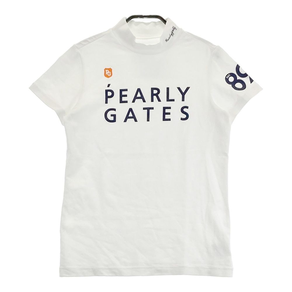 サイズ：0 PEARLY GATES パーリーゲイツ ハイネック 半袖Tシャツ
