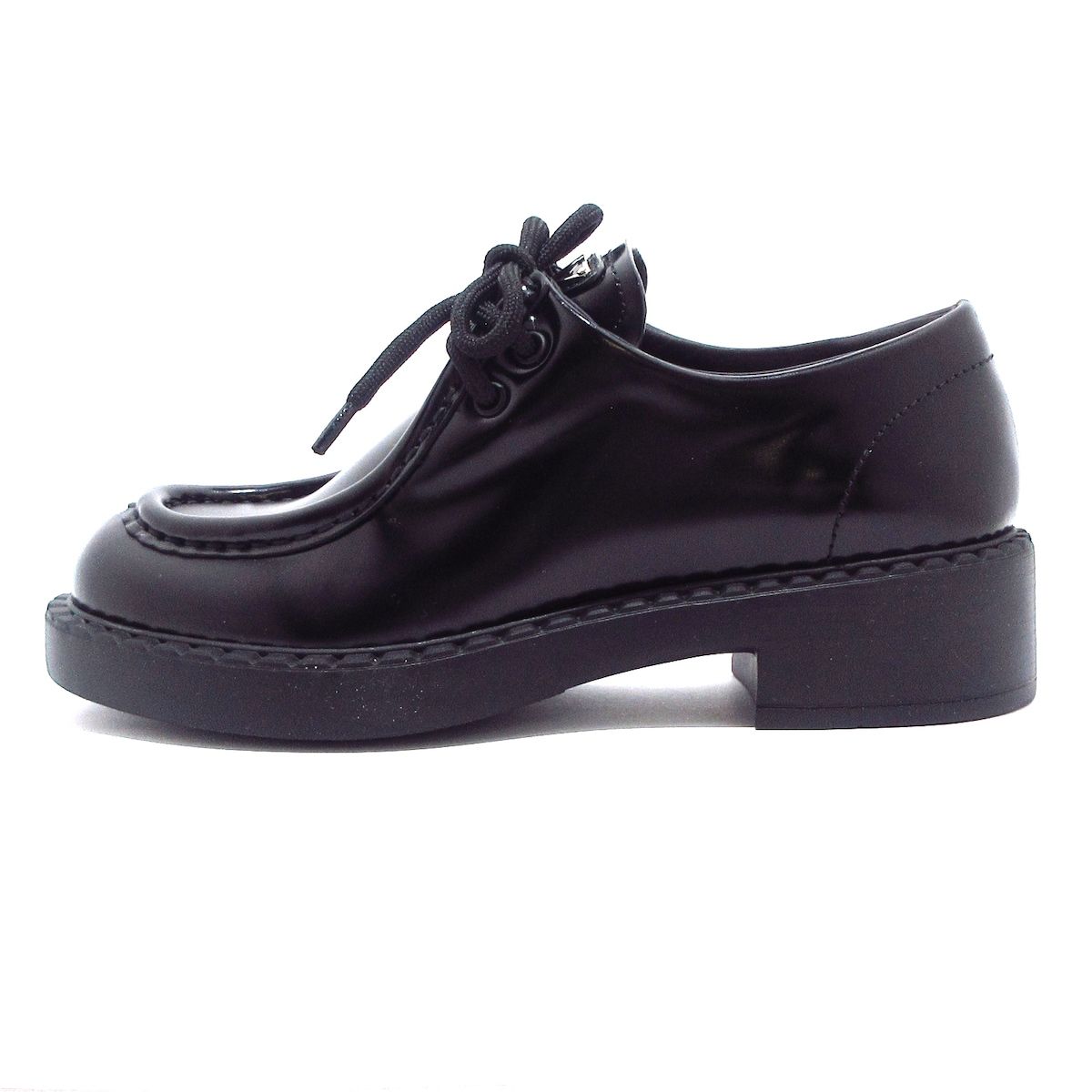 PRADA(プラダ) ローファー 36 1/2 レディース美品 - 1E249N 黒