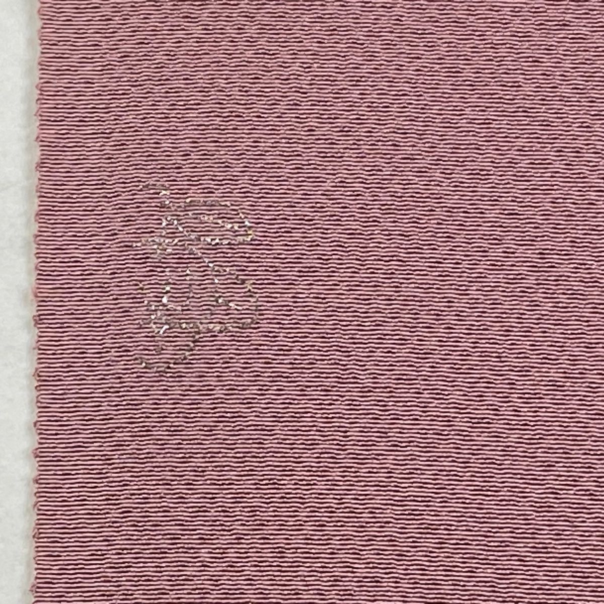 反物 秀品 色無地 縫い紋 堅牢染 薄小豆 正絹