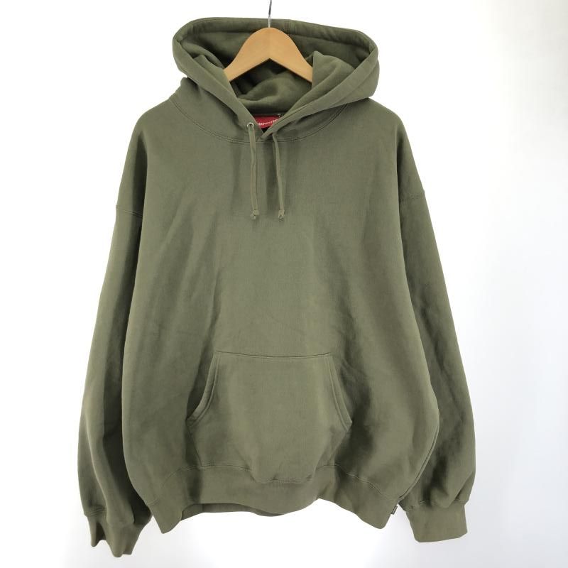 Supreme Satin Applique Hooded サイズXL カーキ RN101837 シュプリーム 91