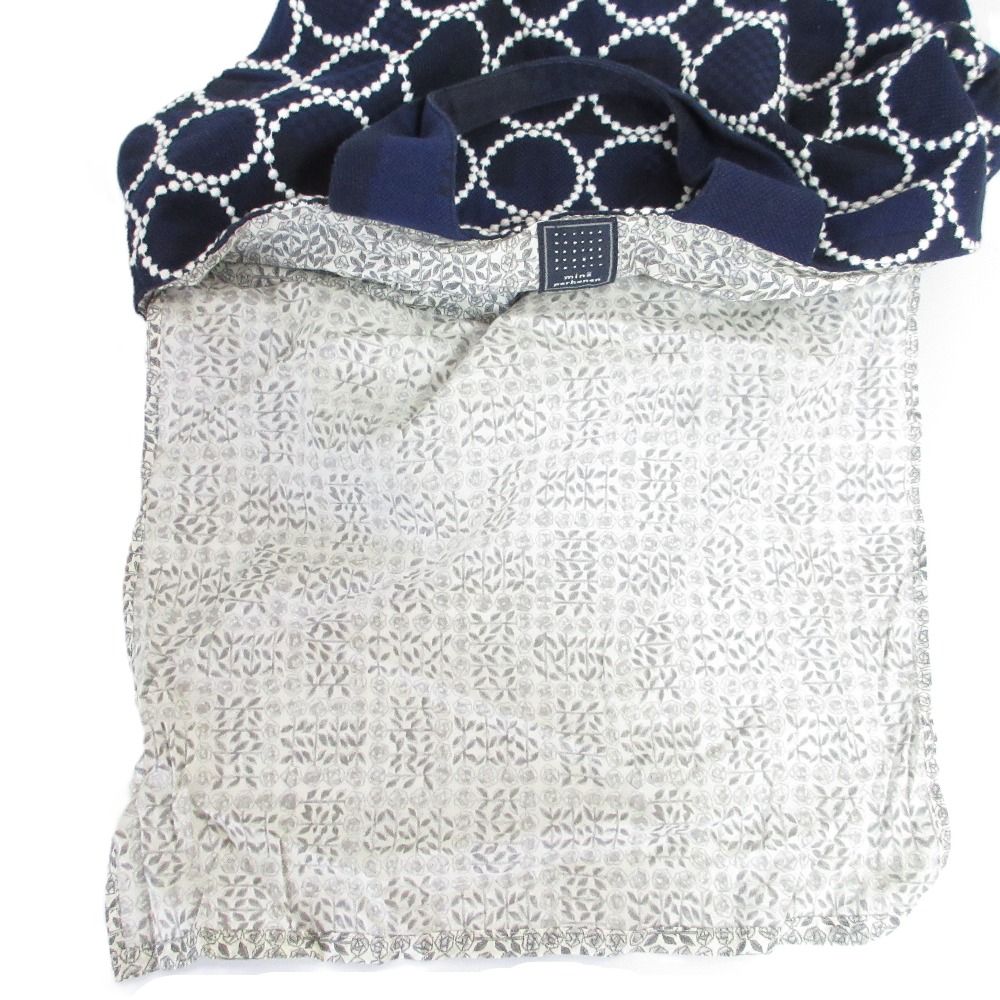 美品 mina perhonen ミナペルホネン tambourine 刺繍 パニーニ トート  