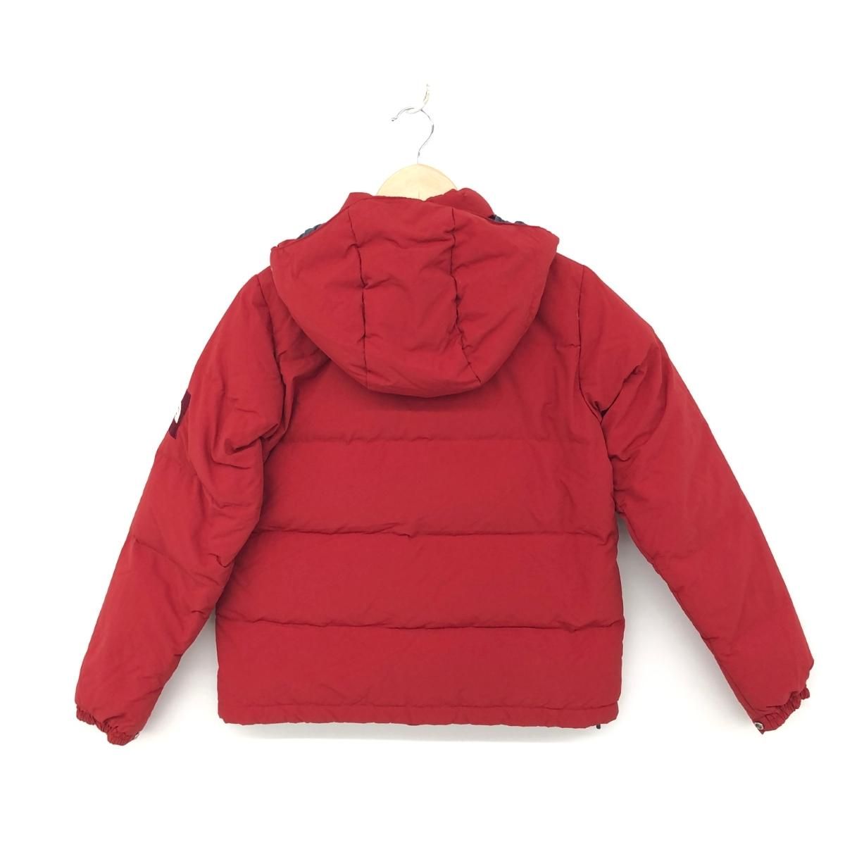 THE NORTH FACE ダウンジャケット DW91637 ネイビー/レッド