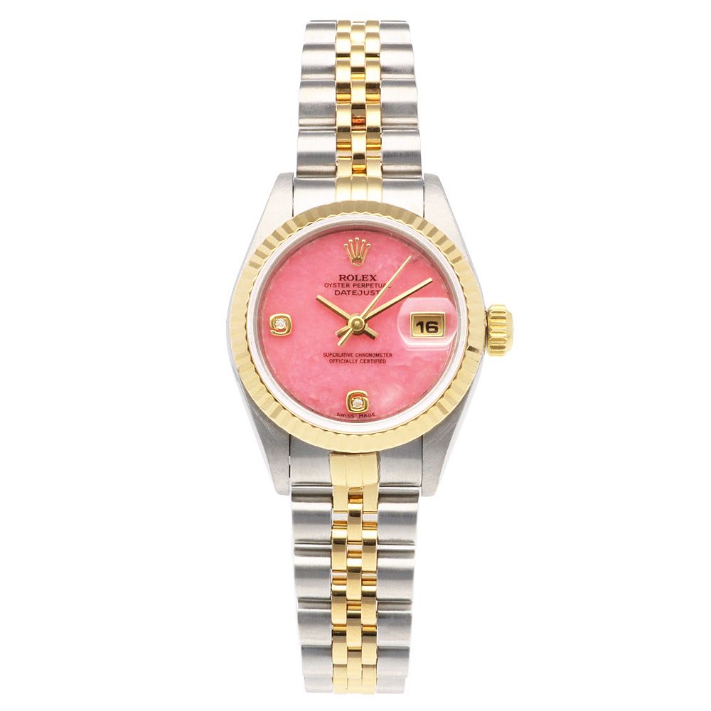 【1年保証】ロレックス ROLEX デイトジャスト 腕時計 U番 1997年式 2Pダイヤモンド オーバーホール済 ステンレススチール  中古 1年保証】ロレックス ROLEX デイトジャスト 腕時計 U番 1997年式 2P