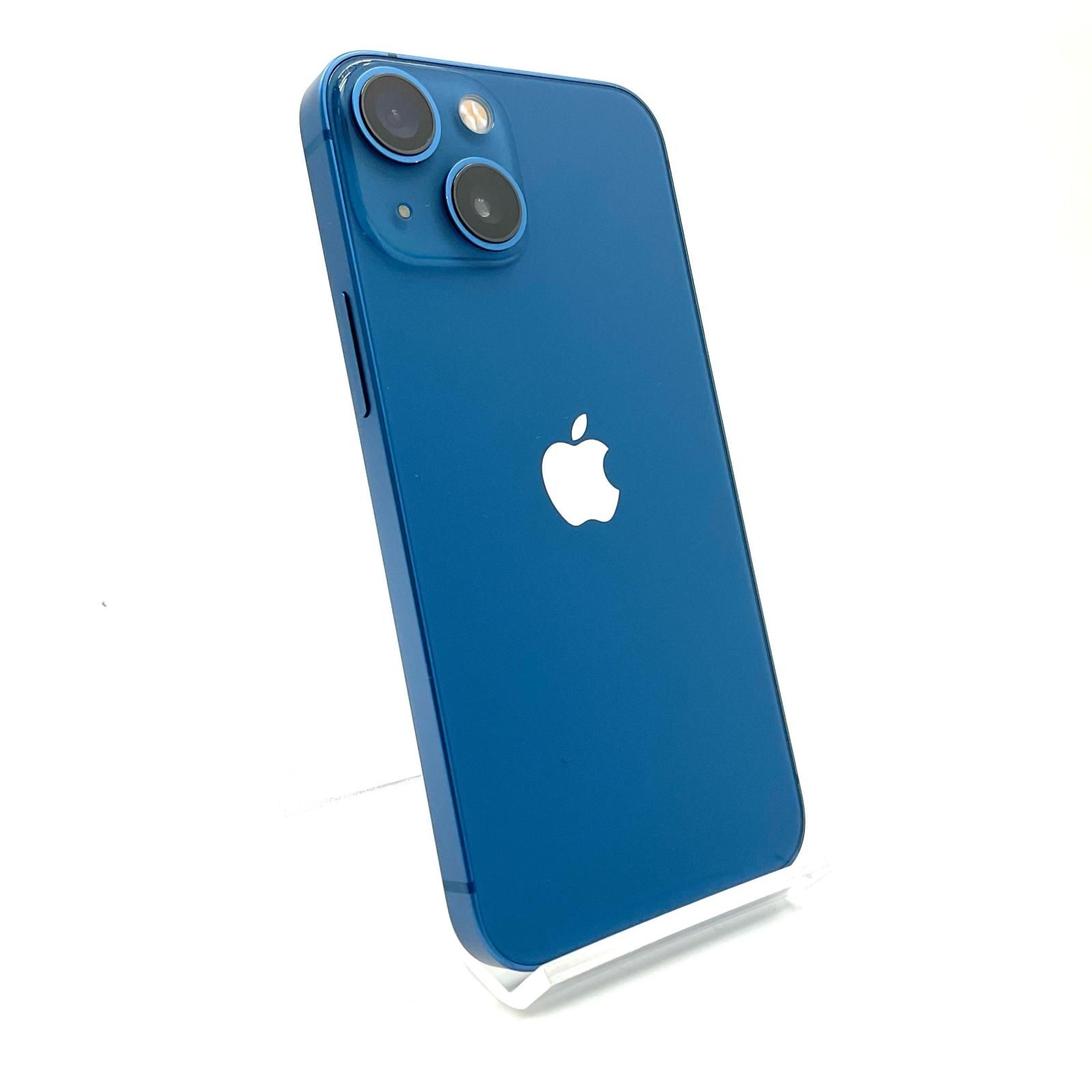 全額返金保証 最速発送 Apple iPhone 13 mini 256GB ブルー SIMフリー 動作 済 83%