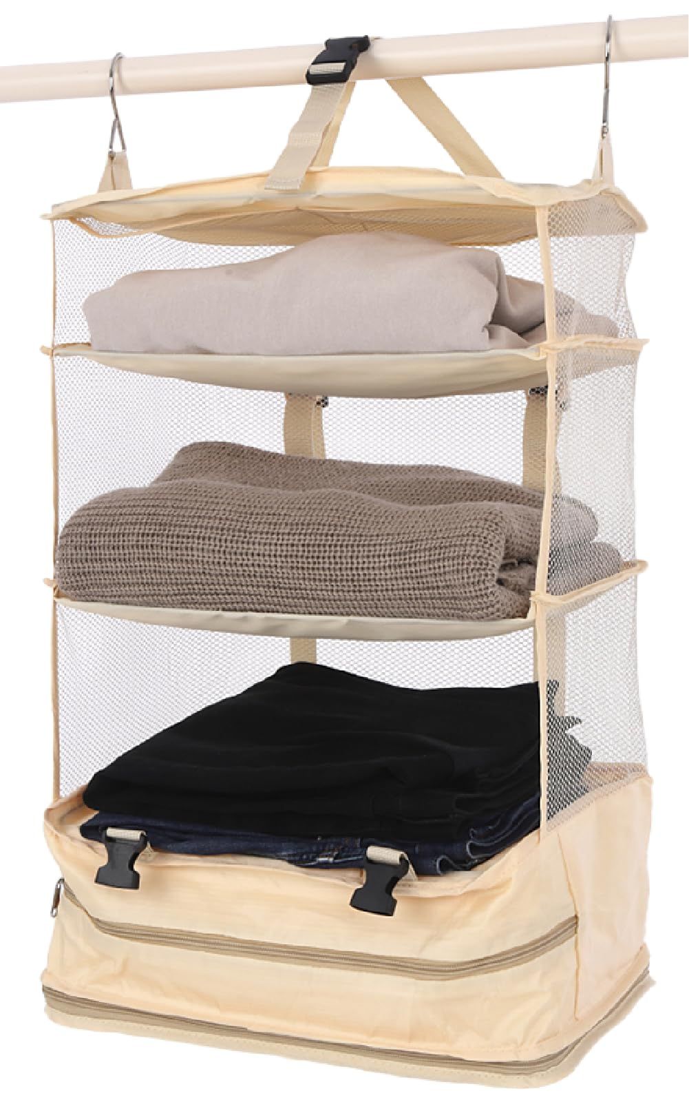 新品 【じゃらん掲載】LIXIA トラベルポーチ 吊り下げ 旅行 便利グッズ 圧縮 バッグ