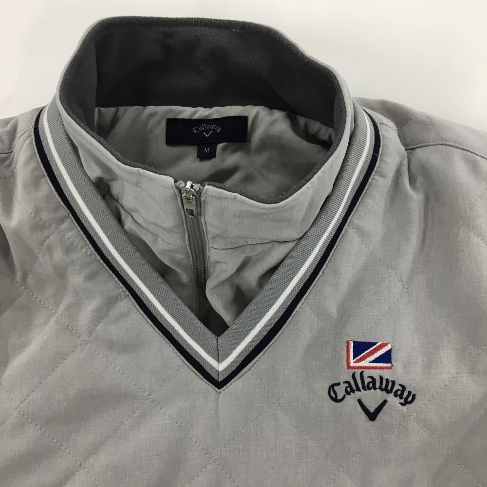 超美品】キャロウェイ 4WAY中綿スニード ライトグレー 袖