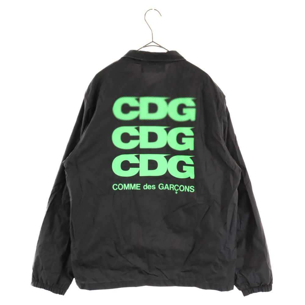 BLACK COMME des GARCONS (ブラックコムデギャルソン) 18SS CDGバックプリント コーチジャケット ブラック  OA-J005 - メルカリ