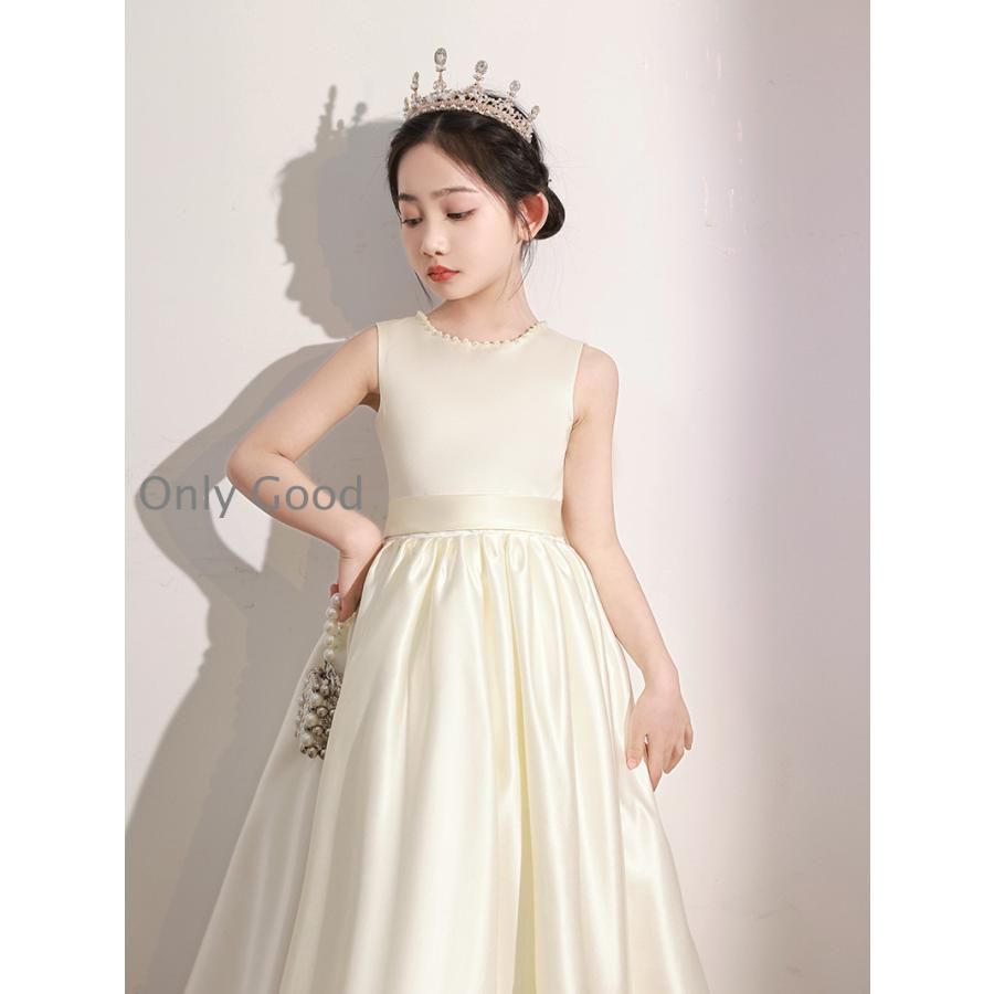 赤字超特価，限定セール 2024春子供ドレス ピアノ発表会 ジュニアドレス ふんわりチュール160 150 140  演奏会 結婚式 キッズ こども コンクール 子供服 女の子 ドレス