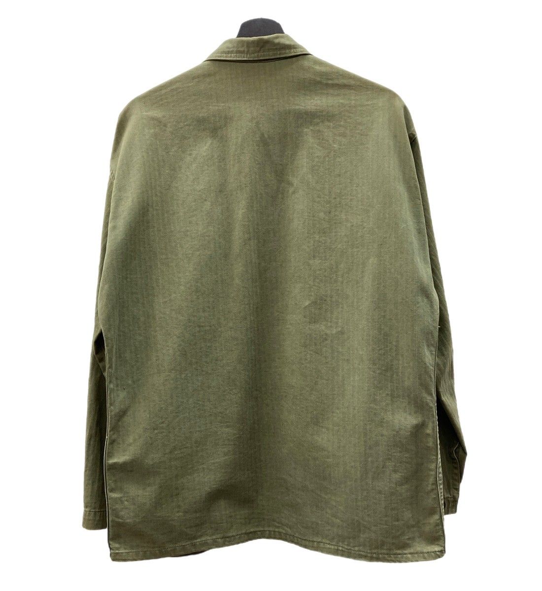 【ビンテージ】 n-3 hbtジャケット　ヘリンボーンツイル　月桂樹ボタン　大戦 ミリタリー Military 40's U.S.NAVY N-3 HBT Vintage