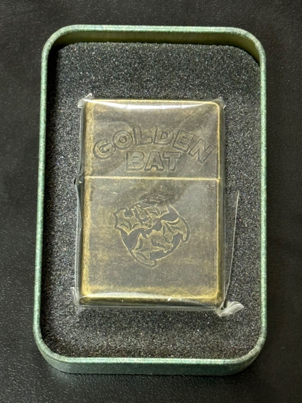 ZIPPO ジッポ Golden Bat ゴールデンバット 木箱付 ライター 未
