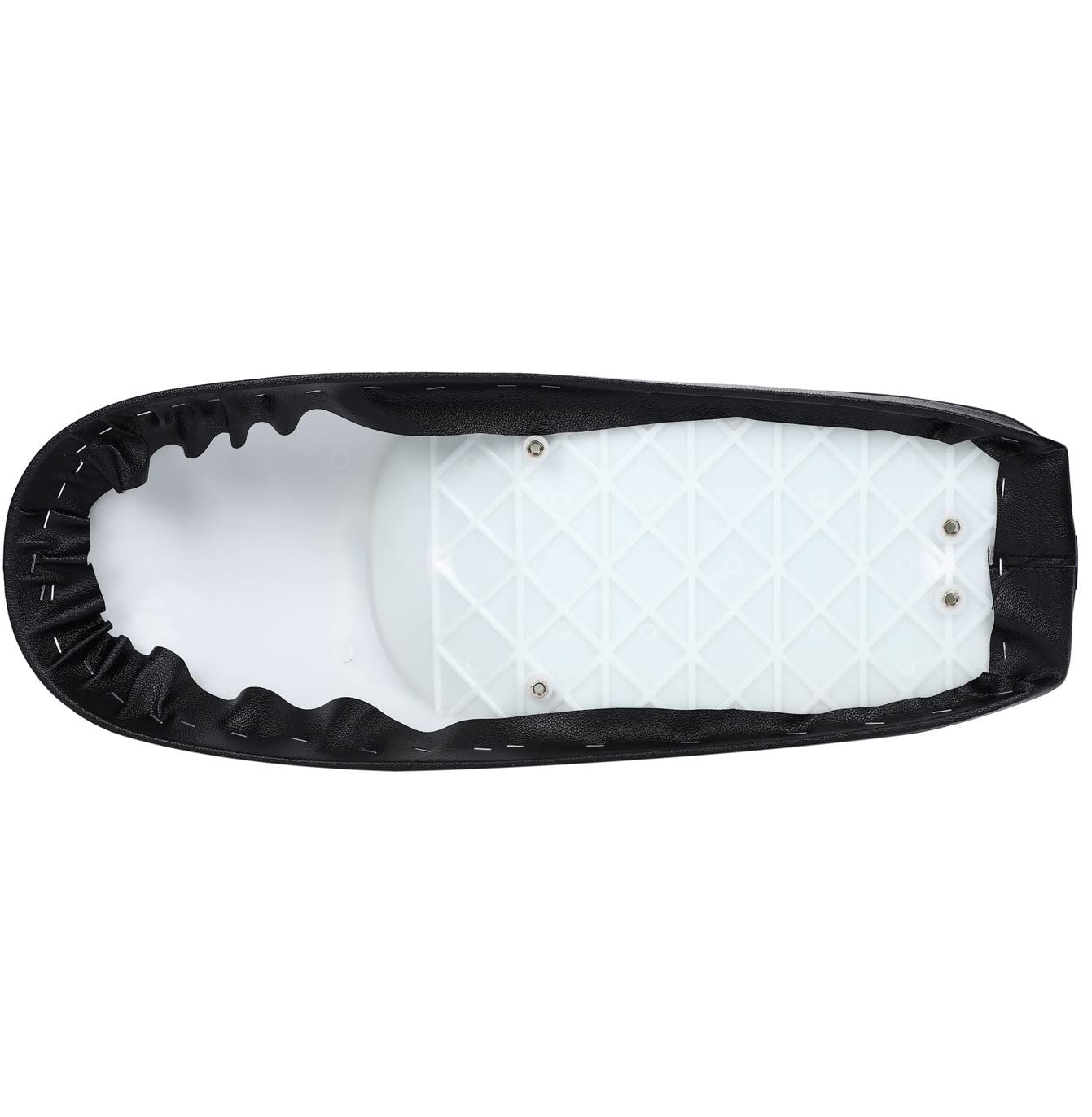 SUZUKI トラッカー 黒色 バイク ロング シート SR400 TW200 SRV250