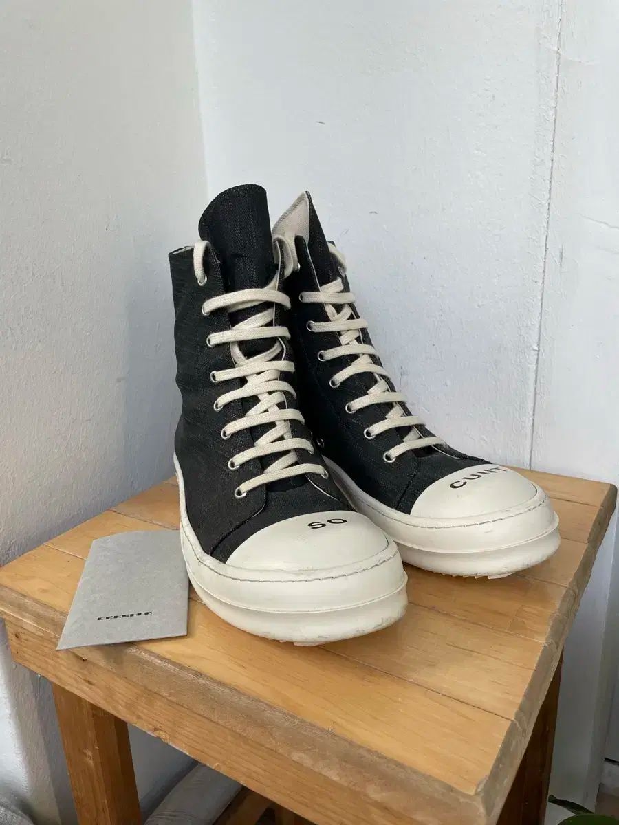 43 ／ RICK OWENS(リックオウエンス) So Cunt ハイトップ