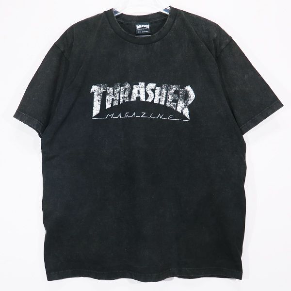 THRASHER スラッシャー x JOURNAL STANDARD ジャーナルスタンダード S/S プリント ダメージ加工 Tシャツ JSMTHR-23SS-04 ブラック ショートスリーブ 半袖