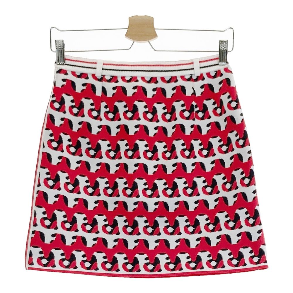 サイズ：38 ARCHIVIO アルチビオ ニットスカート レオパード