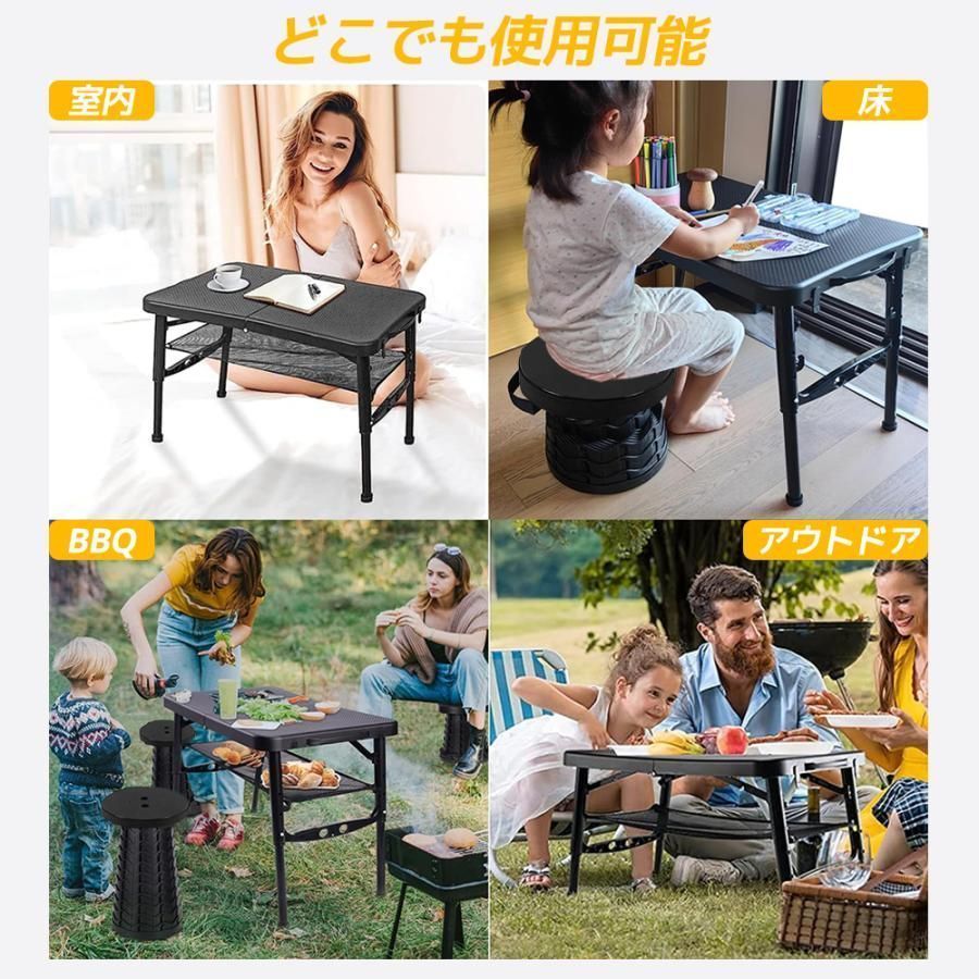 【新品未使用】アウトドアテーブル チェア セット ブラック チェア6脚＋テーブル 楽天市場】テーブルセット テーブル チェア 5点セット 机 椅子