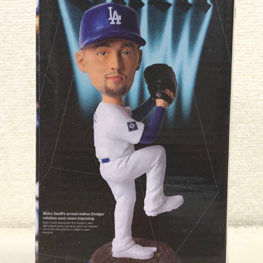 ！ドジャースタジアム来場者限定品！ ブレイク・スネル ボブルヘッド ドジャース ブレイク・スネル ボブルヘッド 来場者限定 2025年6