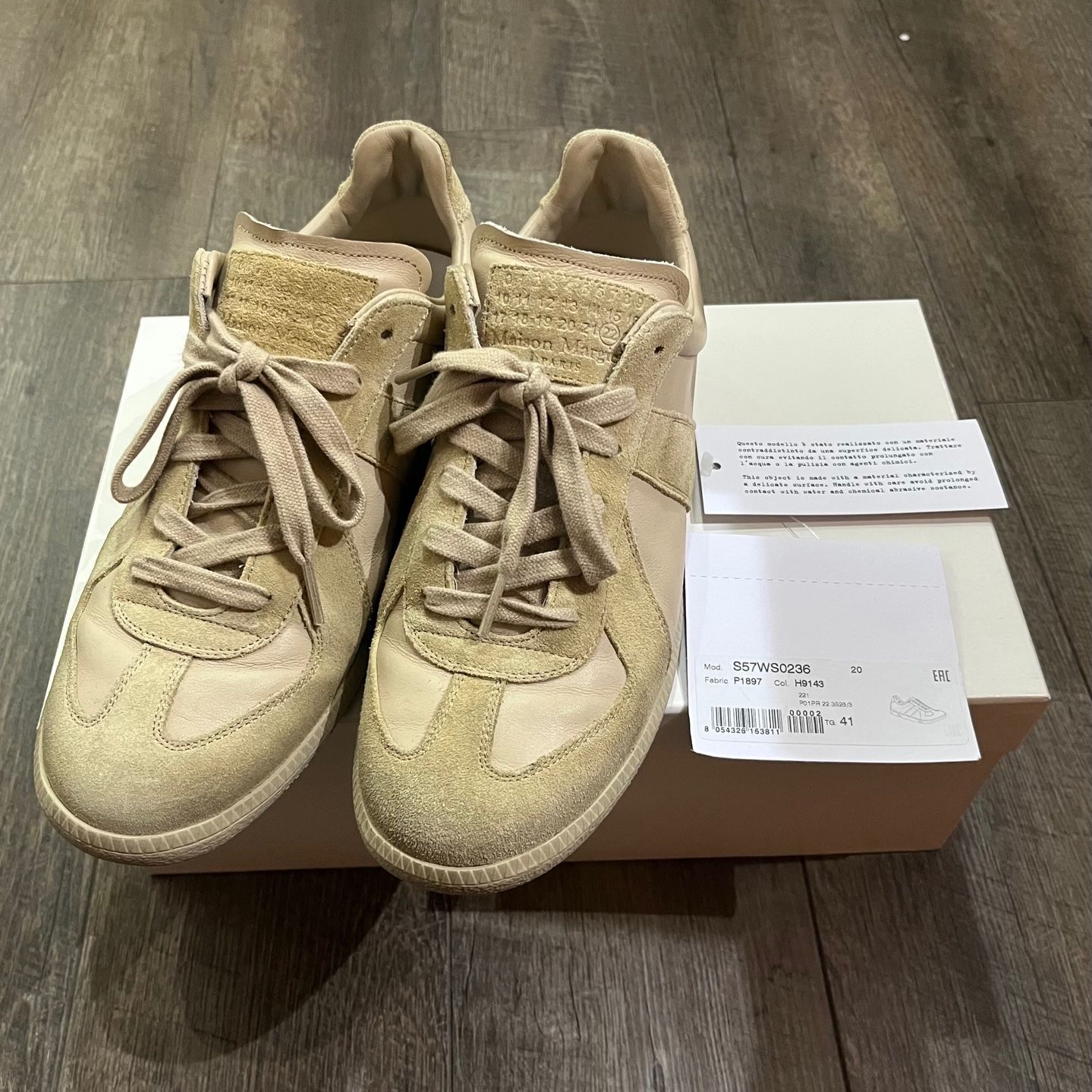 メゾン マルジェラ レプリカ ロートップ スニーカー