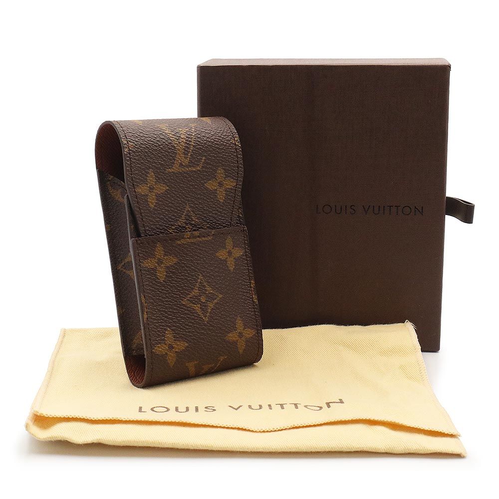 ルイ ヴィトン エテュイ シガレット 煙草 タバコケース モノグラム ブラウン M63024 LOUIS VUITTON