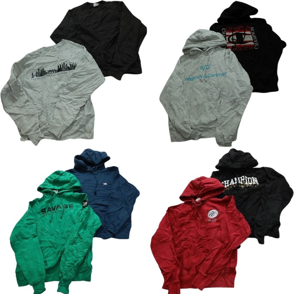 古着卸 まとめ売り チャンピオン Champion リバースウィーブ スウェット 8枚セット メンズ Ｓ センターロゴ 古着 NC1035