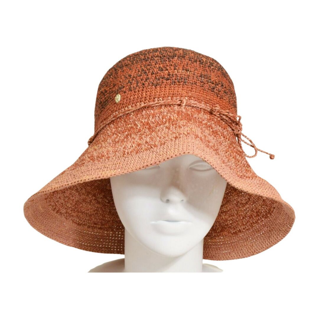 【新品タグ付き】 ヘレンカミンスキー ラフィア100% ハット 麦わら帽子 Helen Kaminski HELEN KAMINSKI ヘレンカミンスキー ラフィア