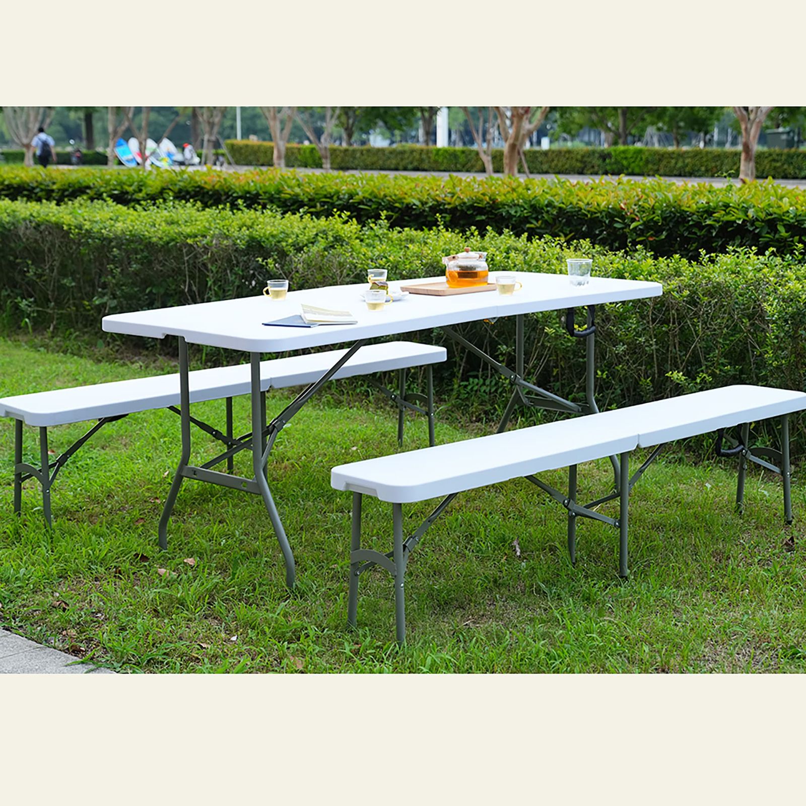 【幅183cm】ワークテーブル ガーデンテーブル 3点セット 屋外用 数量限定セール」幅183cm ワークテーブル ガーデンテーブル 3点セット