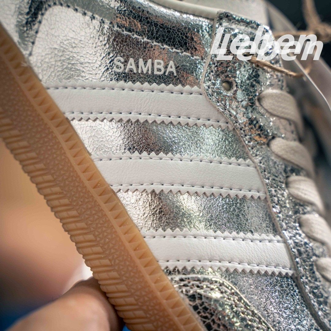 adidas SAMBA OG W SILVER METALLIC/FOOT WEAR WHITE/CORE WHITE
