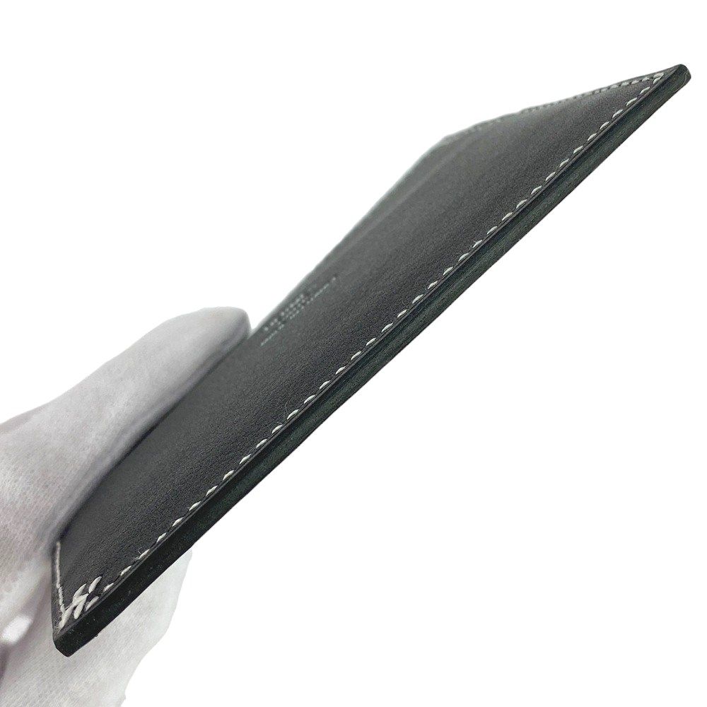 ■未使用■　エルメス Hセリエ カード ケース 財布 名刺 ビジネス エヴァーカラー ブラック W刻 箱 【362415】3 □未使用□ エルメス Hセリエ カード ケース 財布 名刺 ビジネス