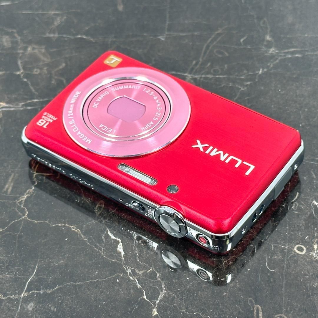 美品】Panasonic LUMIX DMC-FH8 レッド