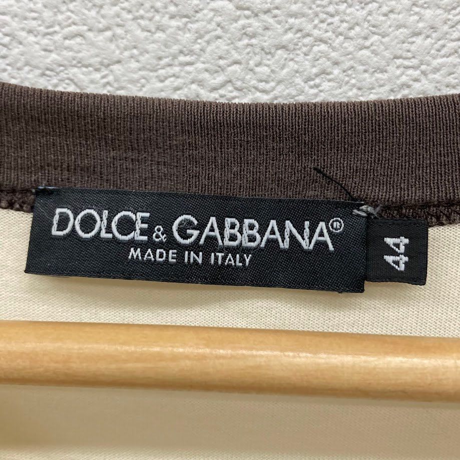 DOLCE&GABBANA ドルチェ＆ガッバーナ GODSAVE ITALIA プリントTシャツ 44